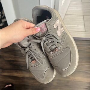 New Balance Gray Sneakers Classic Athletic Silhouette